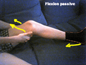 Arthrose du genou, l'auto rééducation